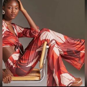 Anthropologie Hutch Cutout Printed Jumpsuit